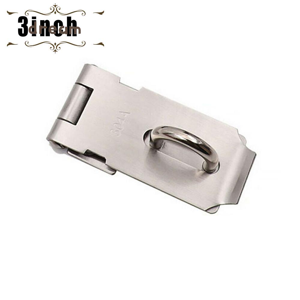 【DREAMLIFE】Door Bolt Drawer Home Padlock Buckle Safety Stainless Steel Tool Cabinet