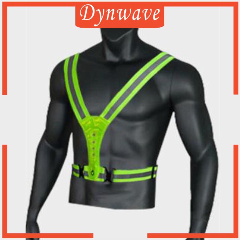 Áo Thun Ba Lỗ Chạy Bộ Có Đèn LED Phản Quang Cho Nam Nữ