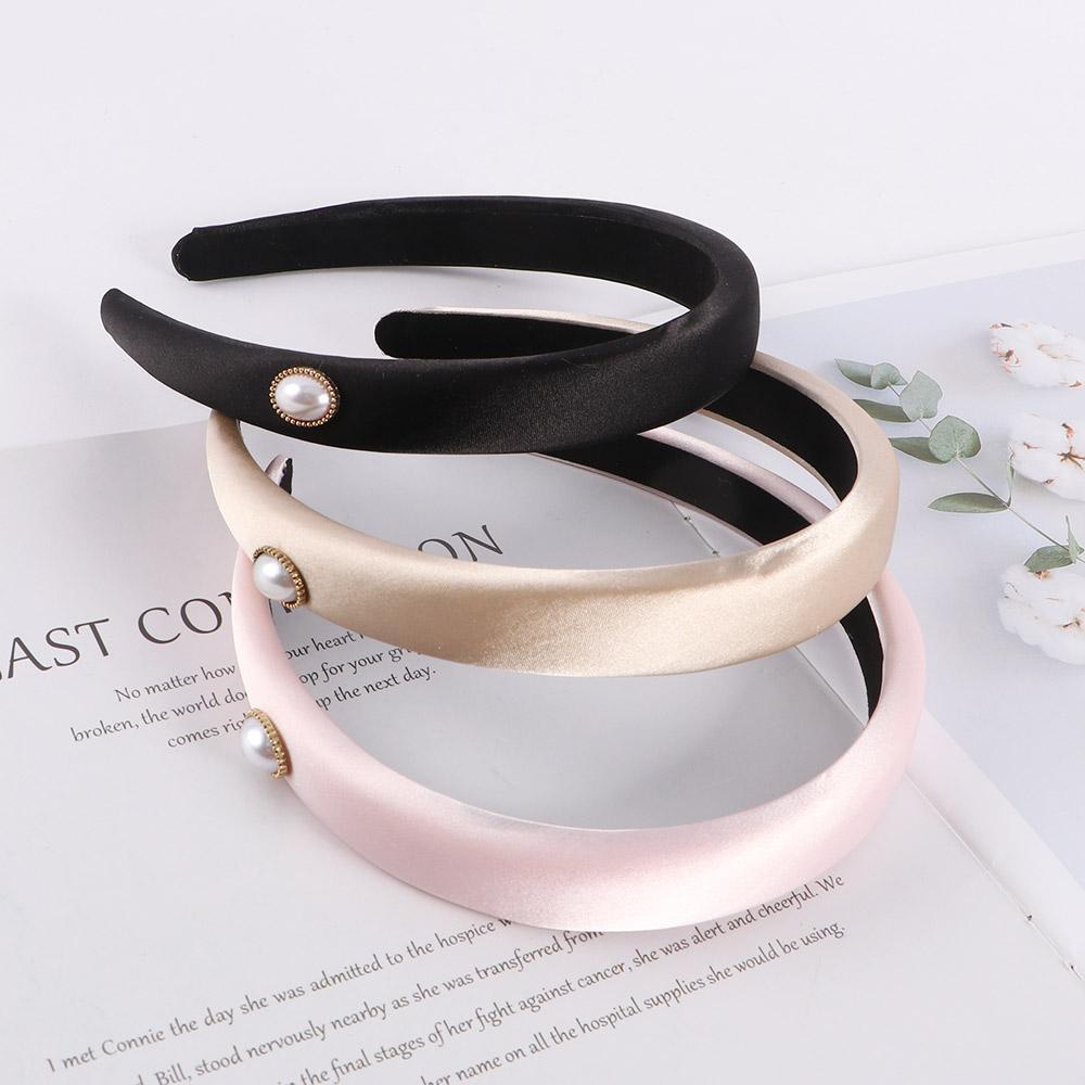 Cài Tóc Xốp Vành Rộng Phong Cách Retro Cá Tính Cho Nữ