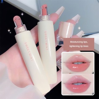 Sweetmint Lip Frozen Lip Glaze Làm sáng màu Dưỡng ẩm Dưỡng ẩm cho Môi Dễ lên màu và không dính vào cốc Trang điểm môi 【bluey】