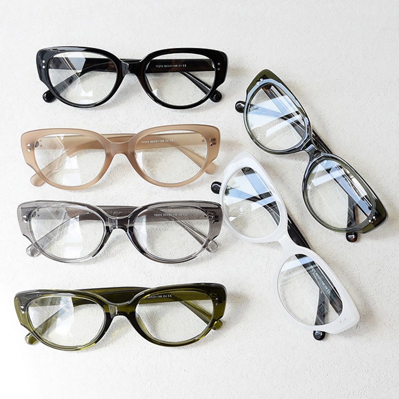Ultra Kính Mắt Mèo Gọng Đen Siêu Nhẹ Chống Ánh Sáng Xanh Phong Cách Hàn Quốc Cho Nữ