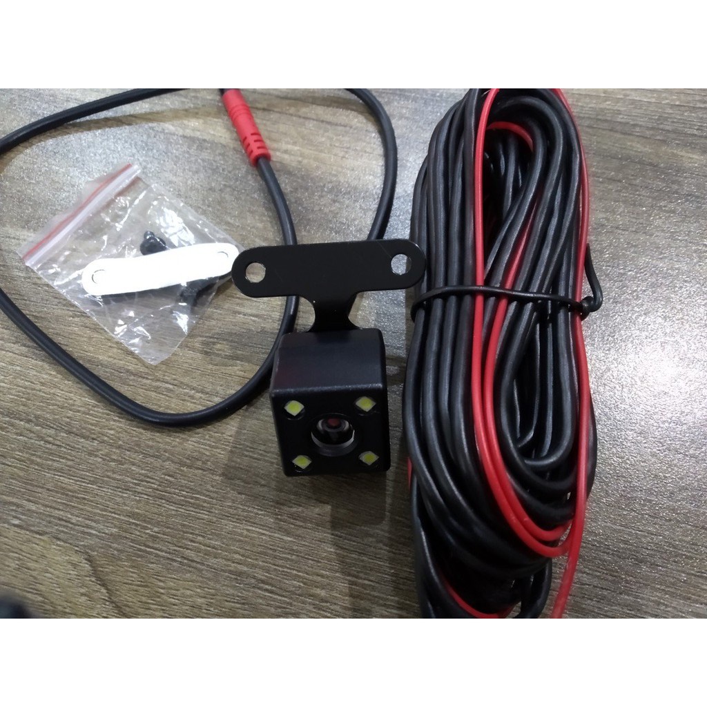 Camera lùi lắp cho camera hành trình, loại 4 led, jack 2.5, 5 chân, kèm dây tín hiệu