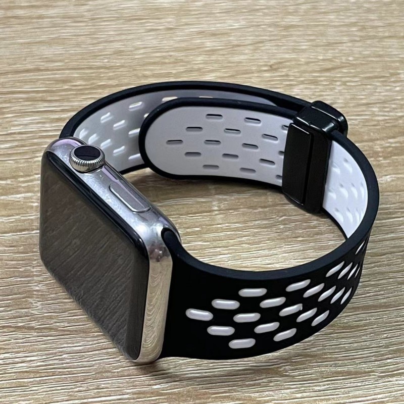 Dây Đeo silicon thao cho Apple Watch Ultra Series 9 7 8 se 6 5 44mm 45mm 40mm 41mm 49mm