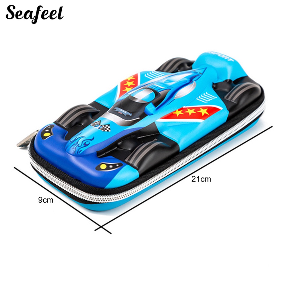 Túi Đựng Bút Chì Sức Chứa Lớn Có Khóa Kéo Bề Mặt Mịn Cho Xe Hơi