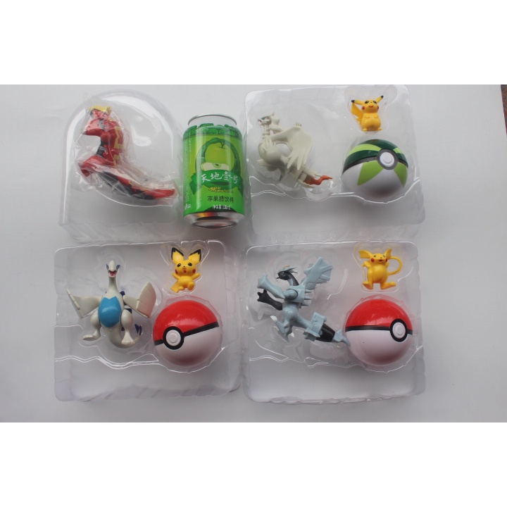 🥝ins Mô Hình Nhân Vật Gashapon Guraton Gaio Carloki Dialga Luca Groudon XY God