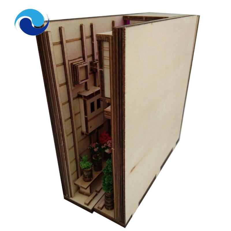 Giá Đỡ Sách Bằng Gỗ Phong Cách Nhật Bản Độc Đáo Trang Trí Nhà Cửa DIY