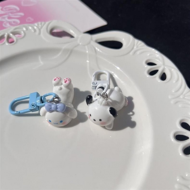 SANRIO Móc Khóa Hình Búp Bê Kuromi Mymelody Dễ Thương