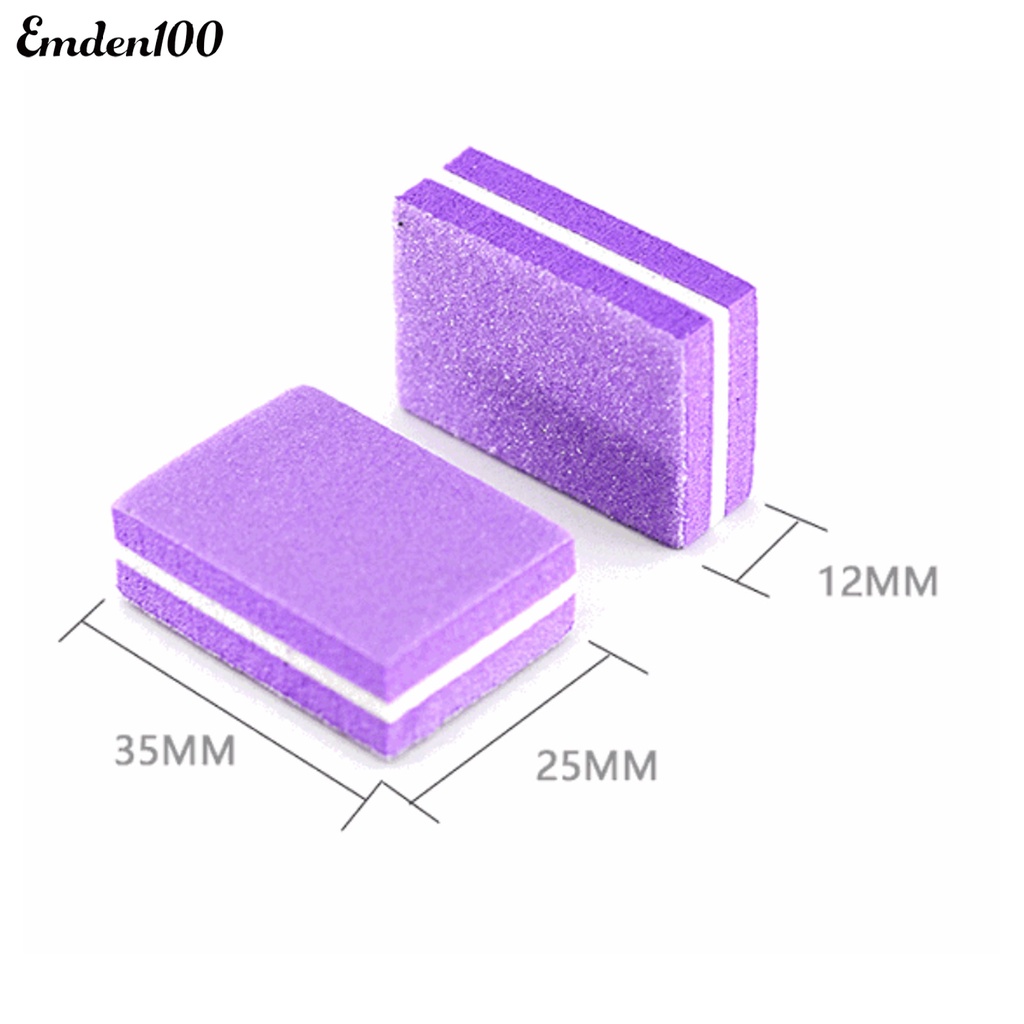 Set 50 Khối Giũa Móng Hai Mặt Độ Co Giãn Cao Có Thể Tái Sử Dụng