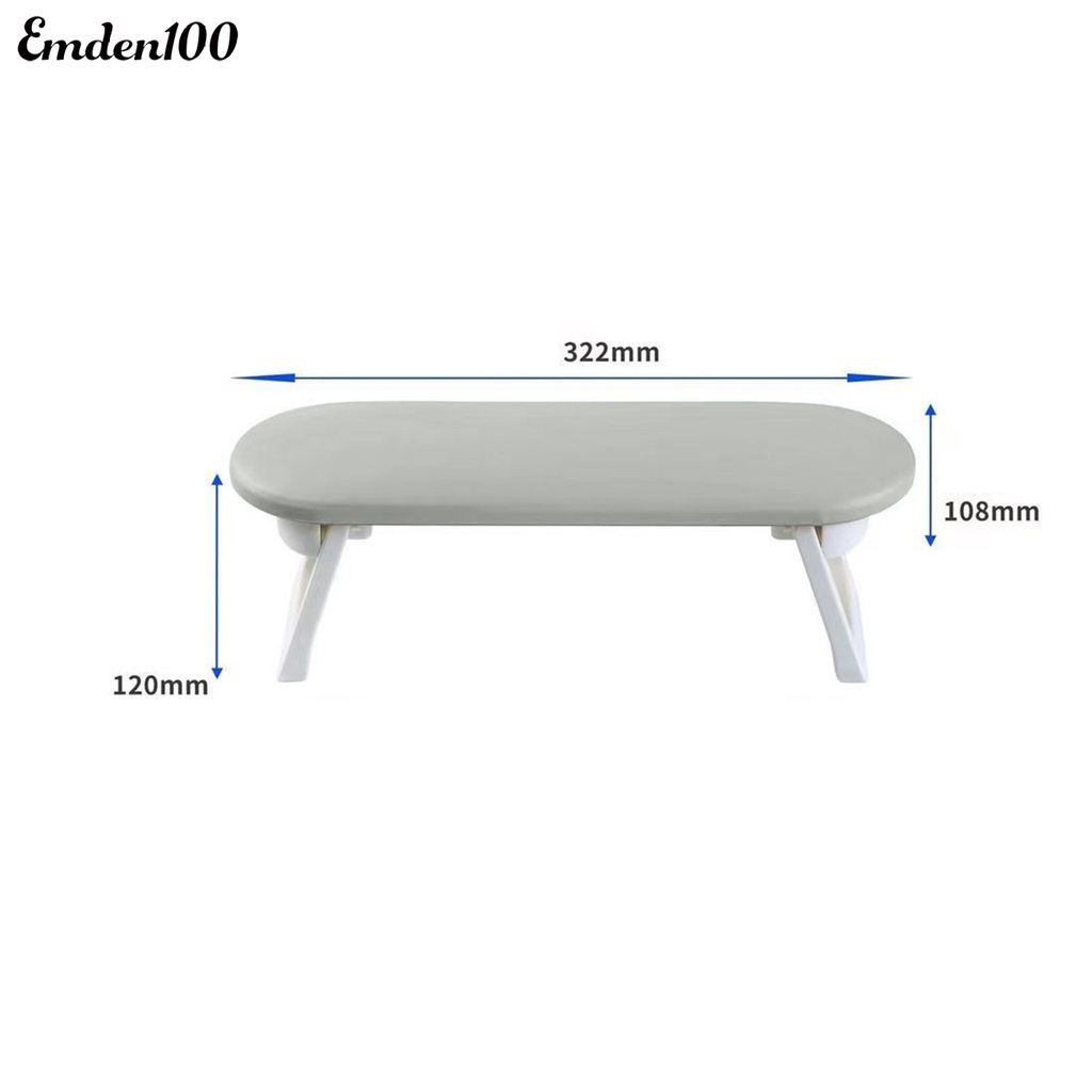 Đệm Kê Tay Bằng Da Giả Có Thể Điều Chỉnh Chiều Cao Cho Salon Làm Móng