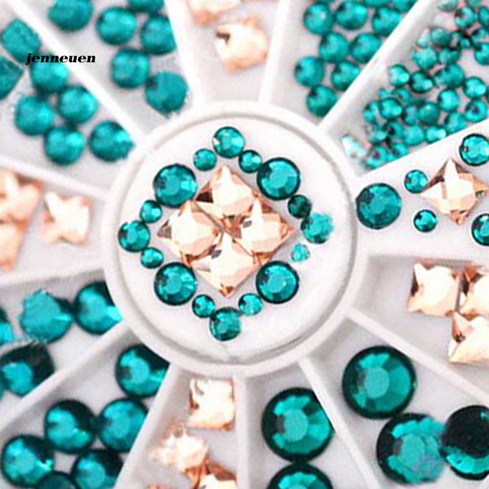 Hộp 120 Hạt Tròn Lấp Lánh Trang Trí Móng Tay