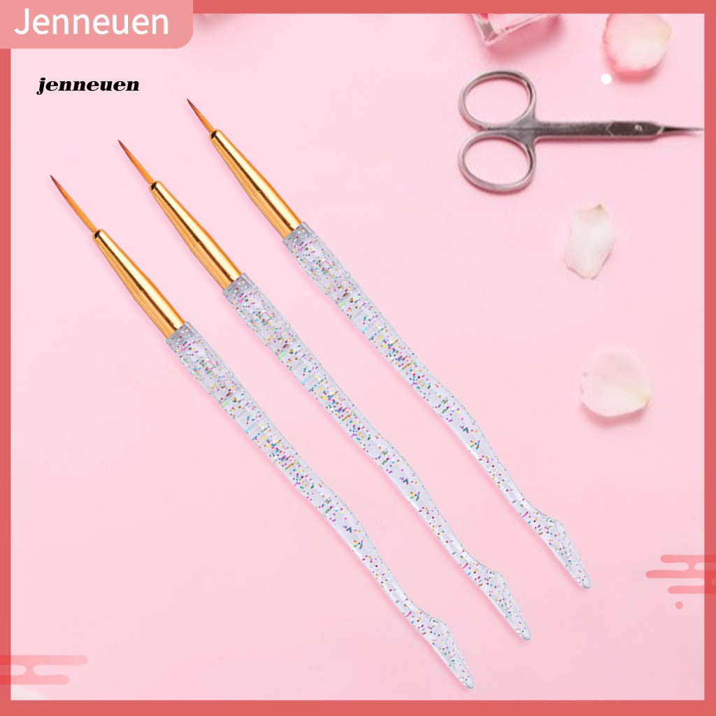 Set 3 Cọ Vẽ Trang Trí Móng Nghệ Thuật Di Động Tiện Dụng