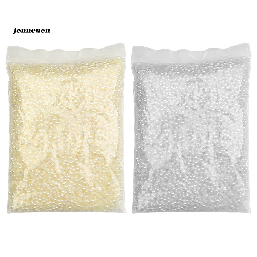 1 Túi Hạt Ngọc Trai Giả Tròn Trang Trí Móng Tay