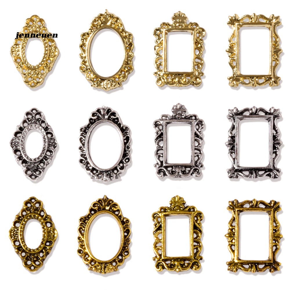 Bộ 5 Miếng Dán Cứng Trang Trí Móng Tay Nghệ Thuật