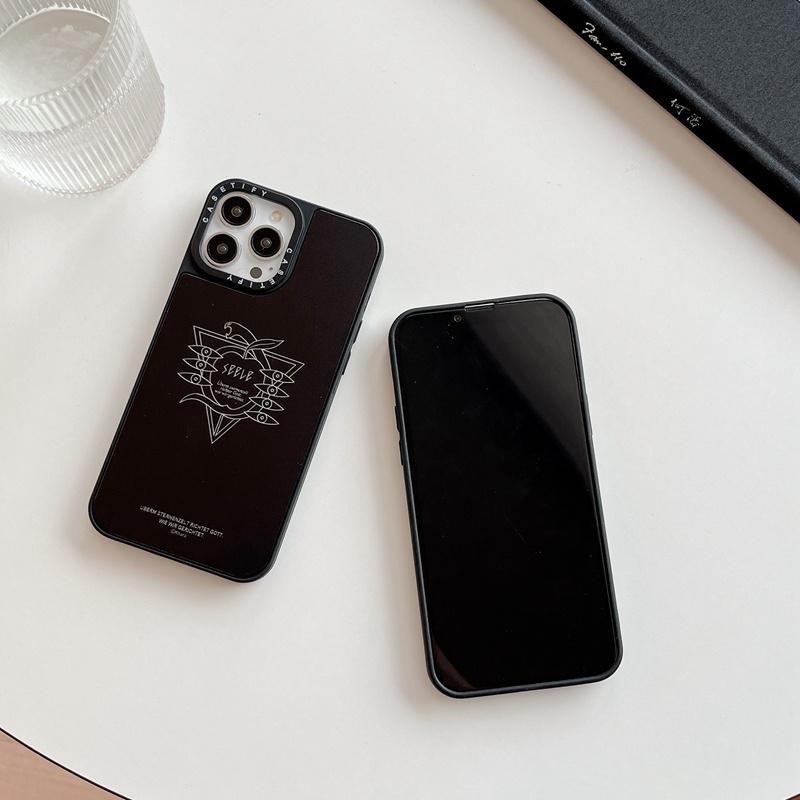 Ốp Điện Thoại silicone Mềm Mặt Gương eva Cho iphone 15 xr 11 12 13 14 plus pro max