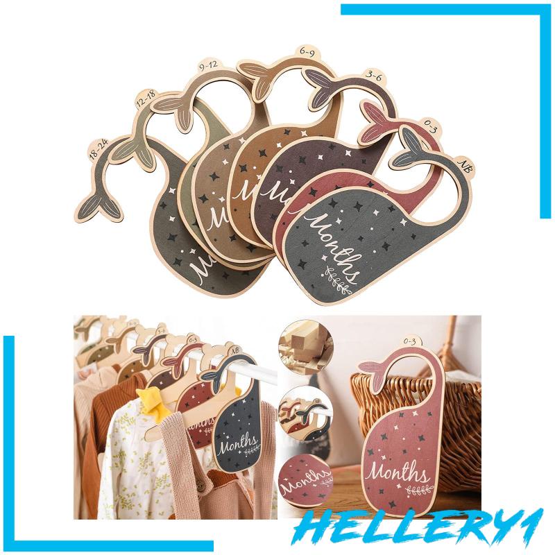 Set 7 Miếng Dán Dùng Để Chia Ngăn Tủ Quần Áo Em Bé Đa Năng Tiện Dụng