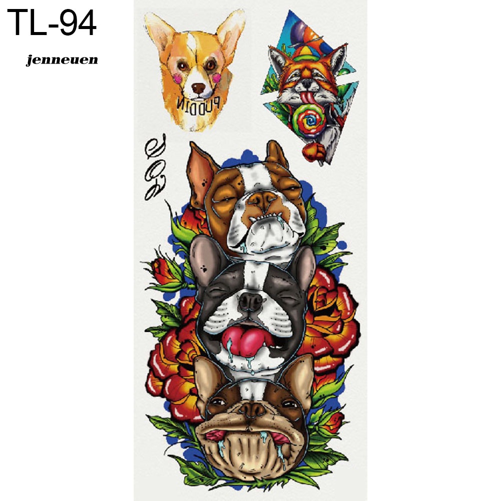 Hình Xăm Dán Tạm Thời Chống Nước Hình Động Vật Thời Trang