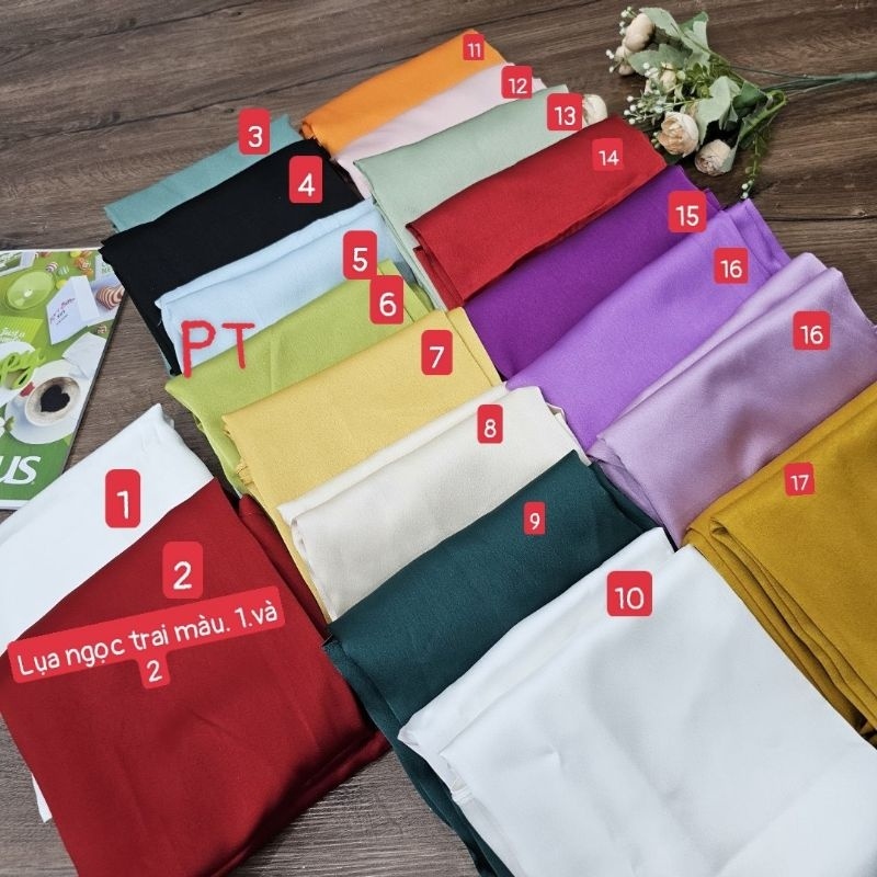 Quần lụa áo dài đẹp đủ mầu chất lụa mềm mại