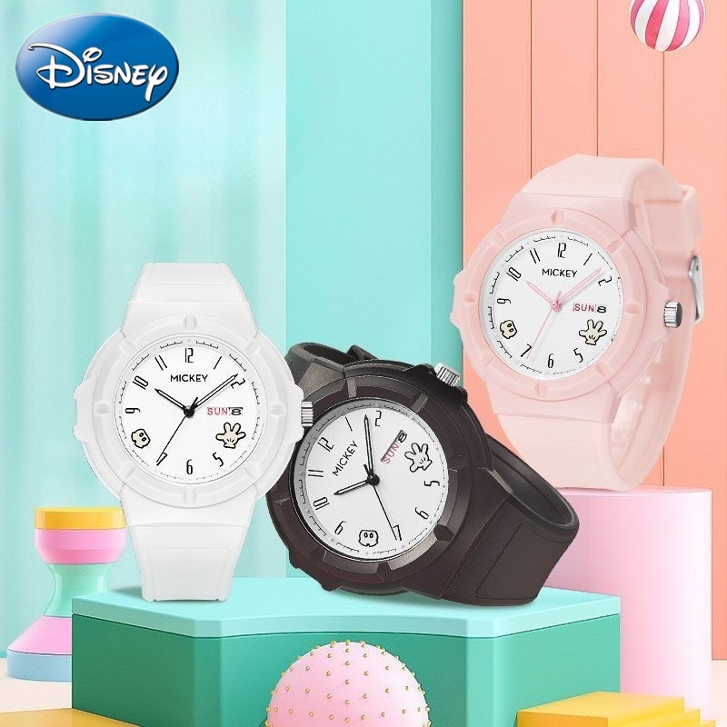 Đồng Hồ Đeo Tay Disney Dạ Quang Chống Thấm Nước Thời Trang Đơn Giản 2023