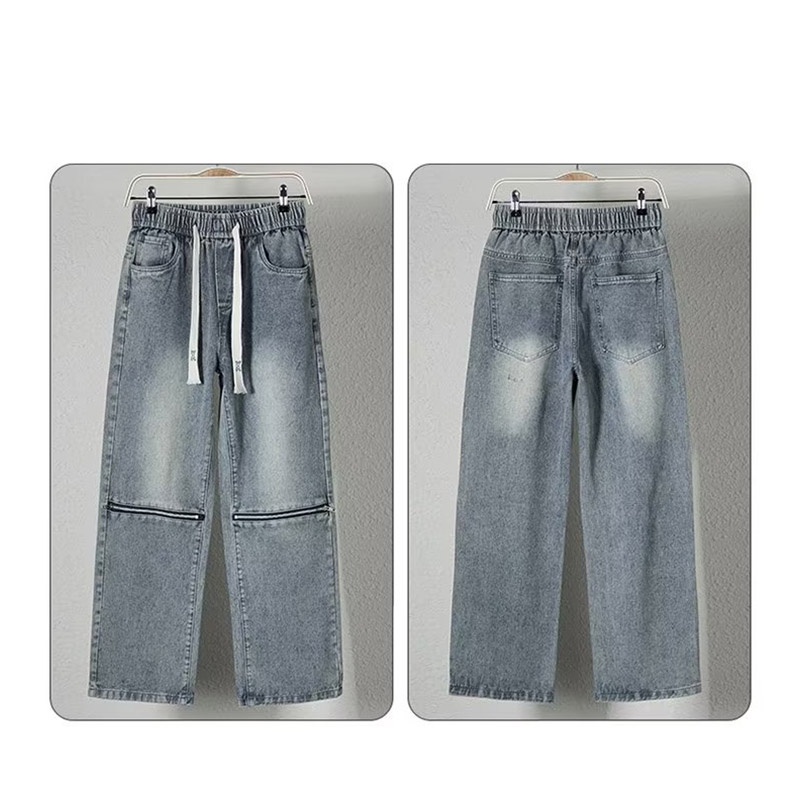 Quần jeans Dài Ống Rộng Thời Trang Dành Cho Nam