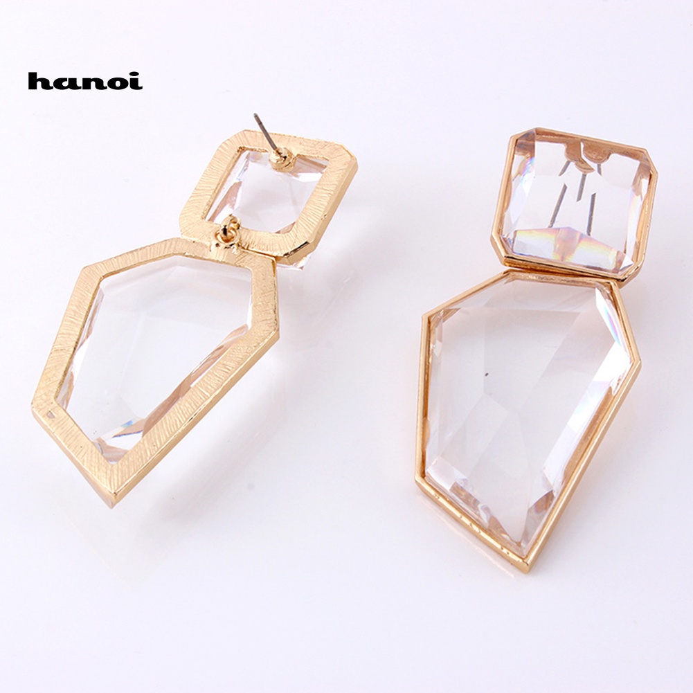 Khuyên Tai Nữ Kiểu Dáng Hình Học Thời Trang Cá Tính