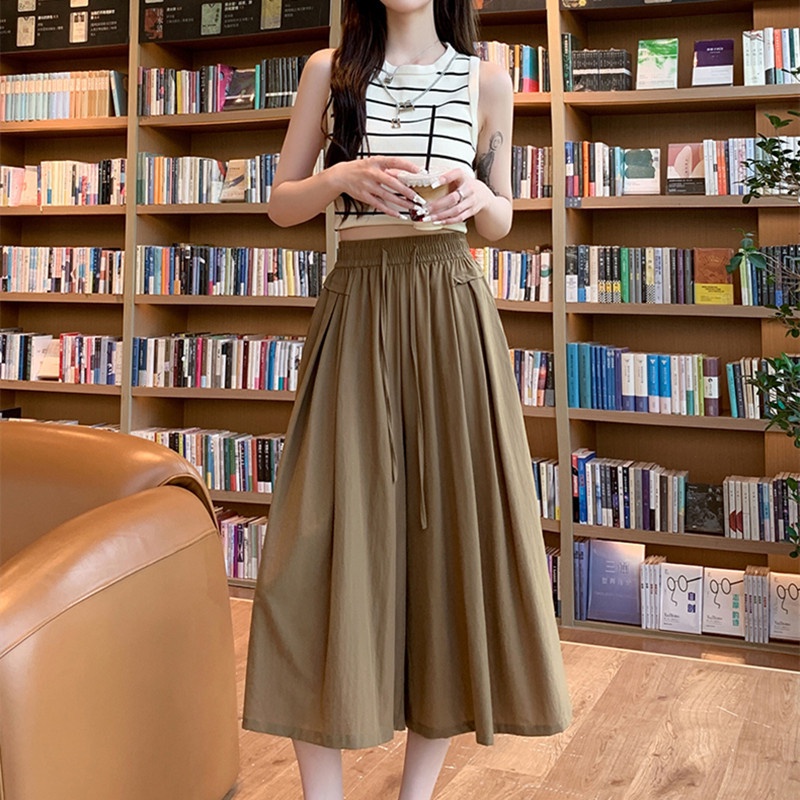 Chân Váy Lưng Cao Dáng Rộng Phong Cách Thời Trang Nhật Hàn HZFWC7262
