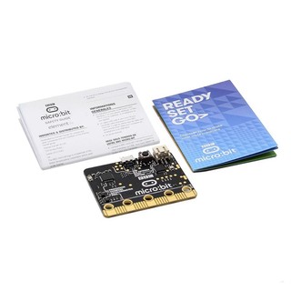 1set bbc micro-bit v2.2 ble5.0 development board graphical- programmable python- nordic- nrf52833 processor for kids pc + metal development board
