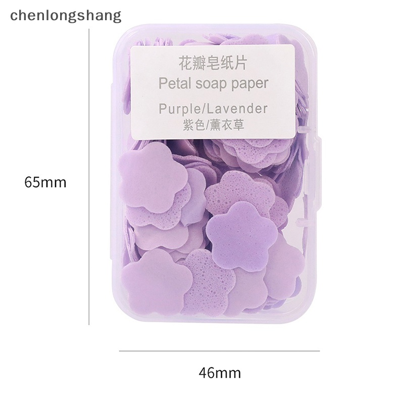 1 Hộp Giấy Xà Phòng Rửa Tay chenlongshang Làm Sạch Da Tay Có Mùi Thơm