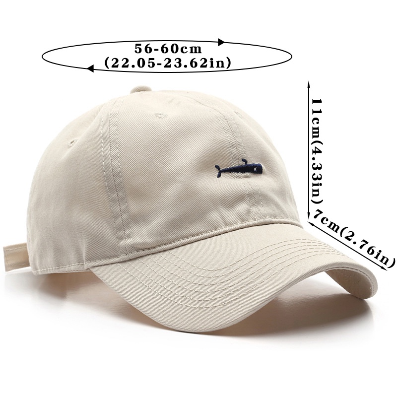 Mũ Lưỡi Trai Cotton Mềm Mại Thêu Họa Tiết Dễ Thương Thời Trang Cho Nam Và Nữ