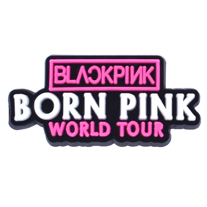 Phụ Kiện Trang Trí Giày Crocs Hình Jennie Jibbitz Hoạt Hình Blackpink Jibits Kpop Lisa Jibbits