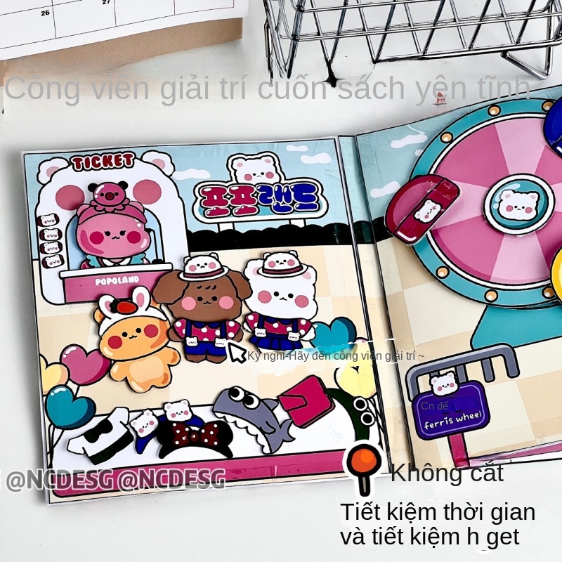 Sách Đồ Chơi Tự Làm Phát Nhạc Sáng Tạo Cho BéBúp Bê Hình Mèo Đang Ăn Mặc Đồ Thủ Công Không Cần Chạm Khắc Axit Lactic Acid Sách Đồ Chơi Búp Bê Doudou Mặc Đầm Có Nhạc DIY Cô Tiên Xanh đồ chơi đồ chơi cắt dán