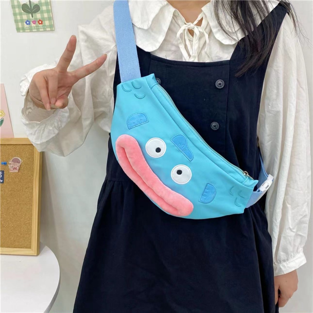 Túi Đeo Chéo Hình Cá Hề Hoạt Hình Nhật Bản Dễ Thương Vui Nhộn
