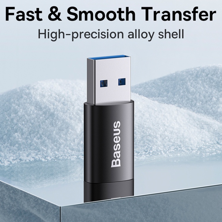 Đầu chuyển đổi OTG BASEUS USB 3.1 Type C sang USB cao cấp thích hợp cho laptop Mac pro Air Samsung HaiBunStore