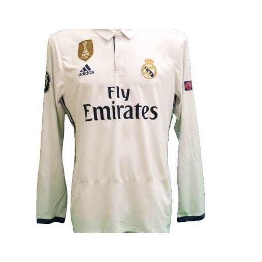 Áo Thun Tay Dài Real Madrid AAA + home Chất Lượng Cao 16-17