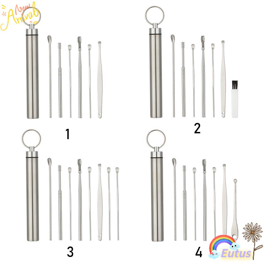 EUTUS Portable Ear Wax Cleaner Stainless Steel Removal Tool Ear Wax