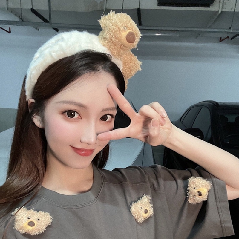 Băng Đô Cài Tóc Hình Gấu Hoạt Hình Cho Bé Gái