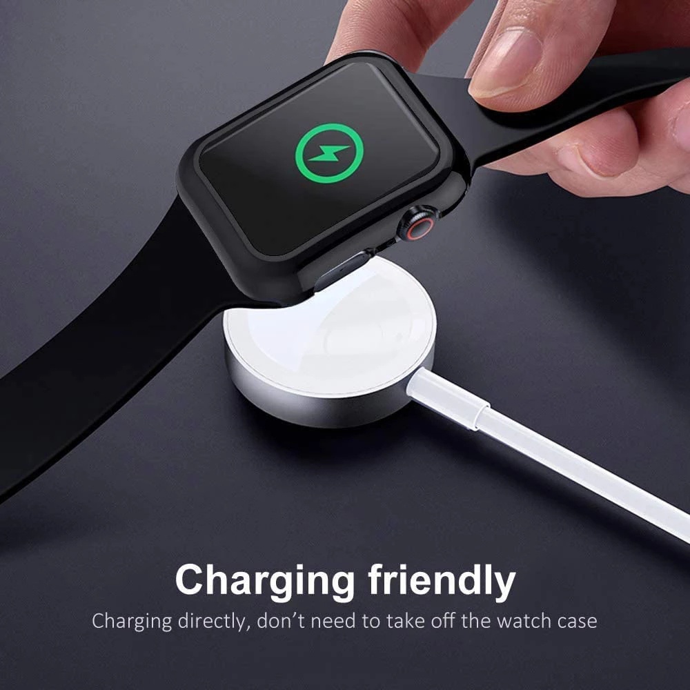 Kính Ốp Bảo Vệ Màn Hình Đồng Hồ Thông Minh Apple Watch Series 8 7 6 SE 5 4 3 45mm 41mm 44mm 40mm 42mm 38mm