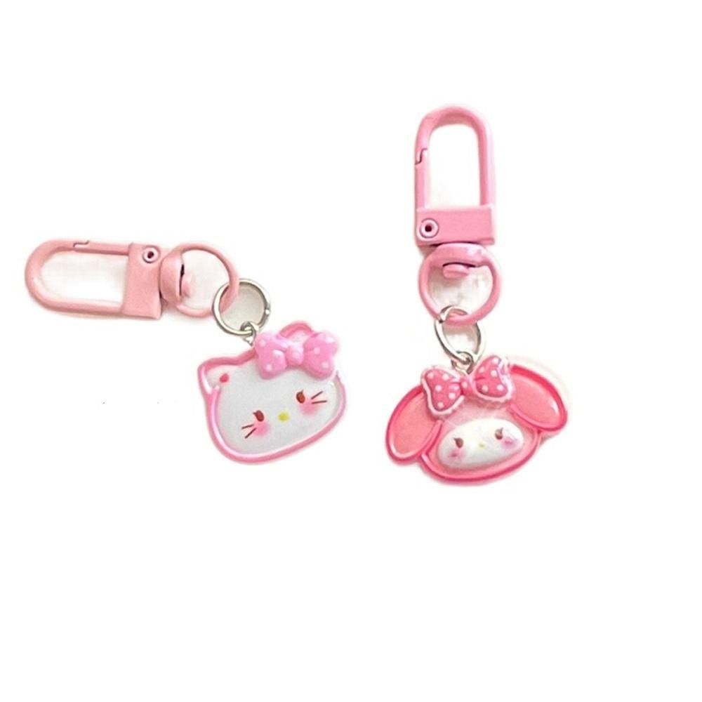 Shanrong Móc Chìa Khóa Bằng acrylic Hình kuromi melody Ngọt Ngào Phong Cách Hàn Quốc