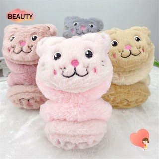 Đồ bịt tai giữ ấm bằng vải lông mềm mại họa tiết hoạt hình đáng yêu thoải mái cho cả nam và nữ