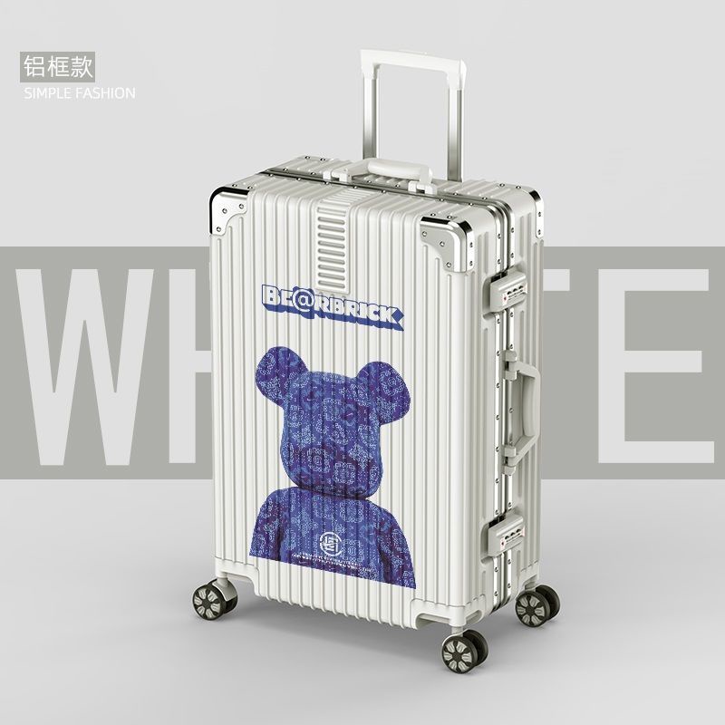 Vali 20/22/24/26/28 inch hình gấu hoạt hình nhỏ vali kéo bền và di động cho bé trai và bé gái