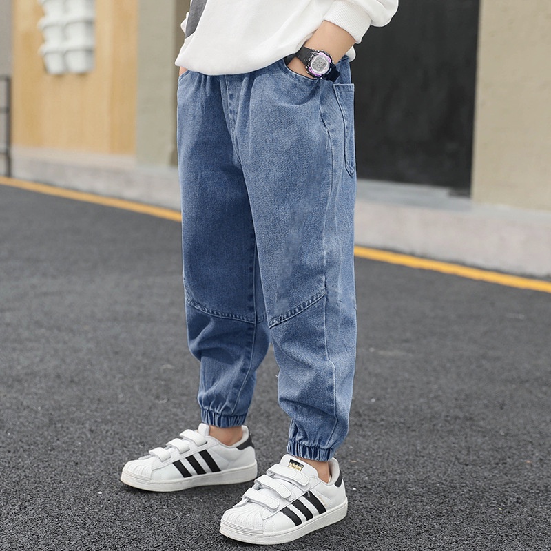 Catimini Làm thế nào là nó rất thoải mái? quần jean rộng rãi cho bé trai đẹp trai hiphop Chất liệu vải cao cấp thân thiện với làn da