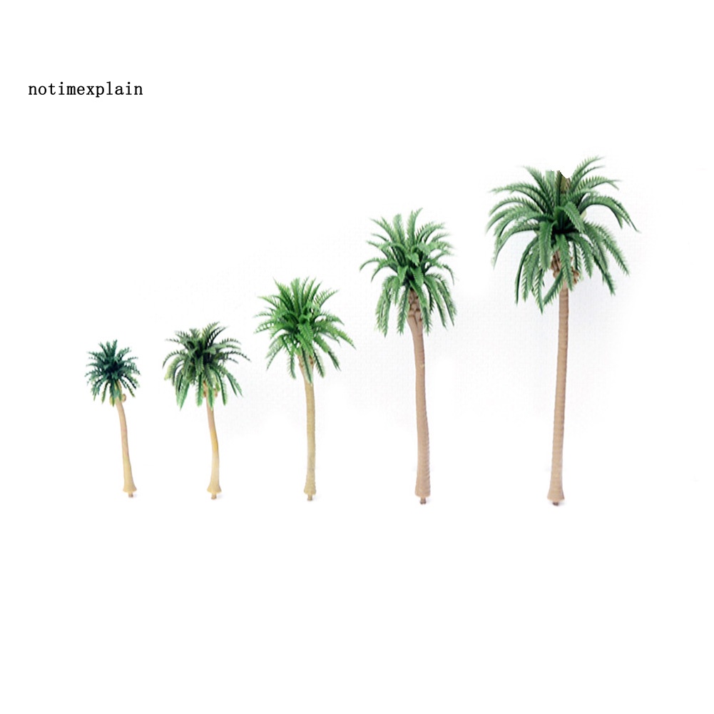 Set 10 Mô Hình Cây Dừa Giả Trang Trí Tuyệt Đẹp