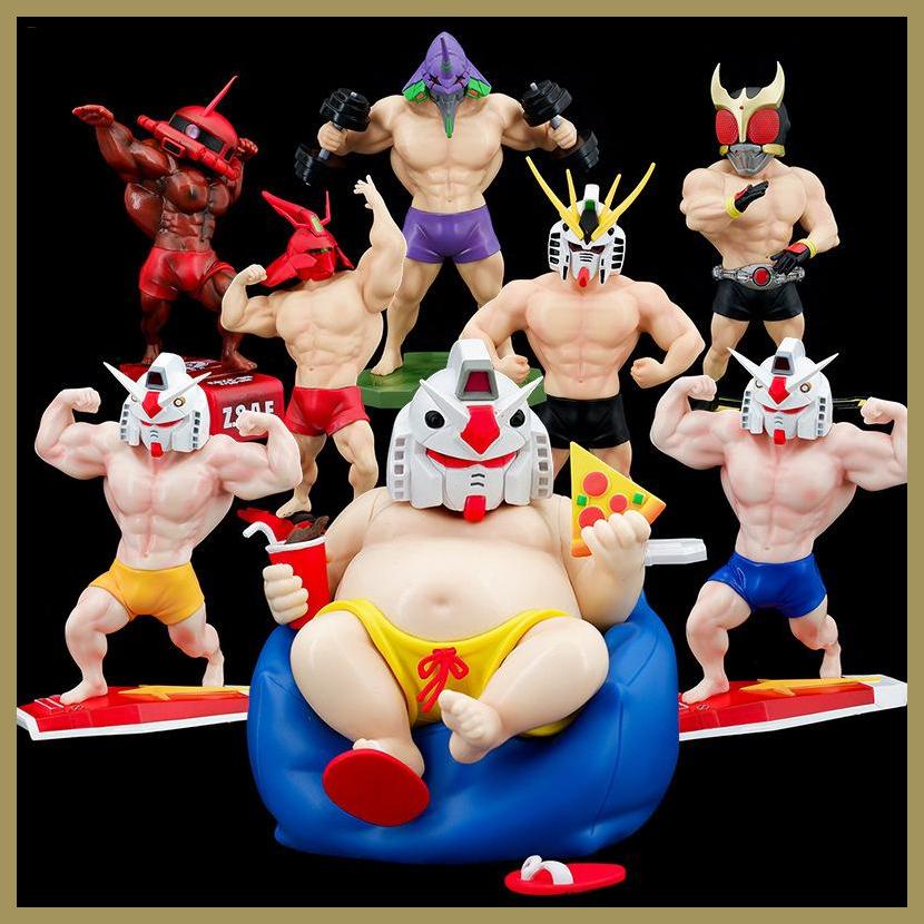 Mô Hình Nhân Vật Hoạt Hình GUNDAM / Kuga / ZAKU paca3vn Bằng PVC Sáng Tạo