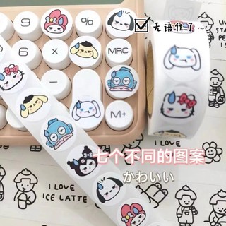 500 Cái / Cuộn Hoạt Hình Dễ Thương Băng Miếng Dán Cuộn Phim Niêm Phong Cuckoo Thẻ Sổ Tay