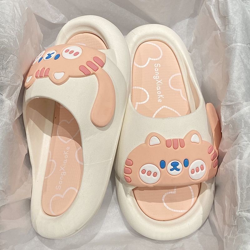 UOUO  dép Thời Trang Đơn Giản Cho Nữ dép bánh mì Chống trượt Thoải mái Thoáng khí fashion Trendy Hàn Quốc ins B20H1EK 37Z230910