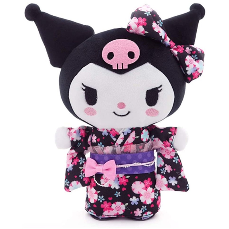 Búp Bê Nhồi Bông Hình Sanrio Mặc Kimono 18cm Đáng Yêu