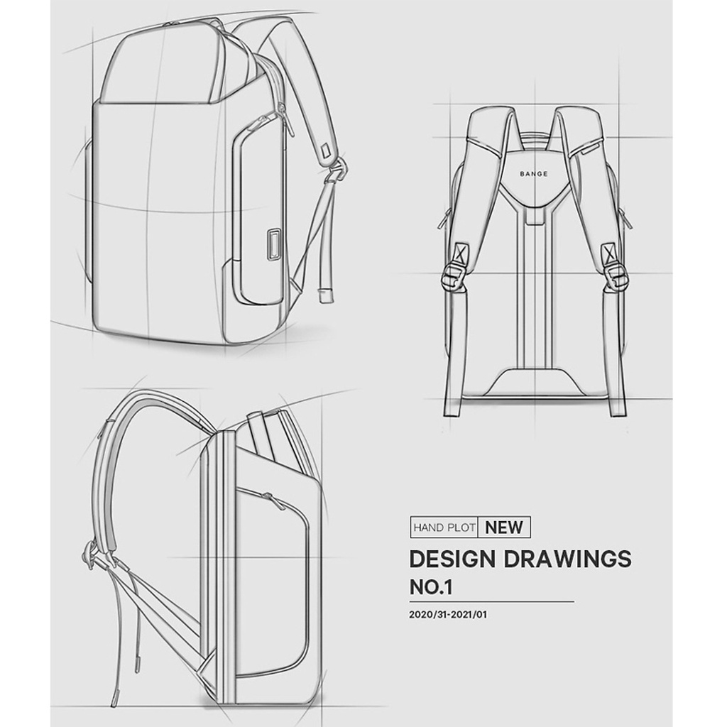 Balo laptop nam phong cách mới – BLLT5548