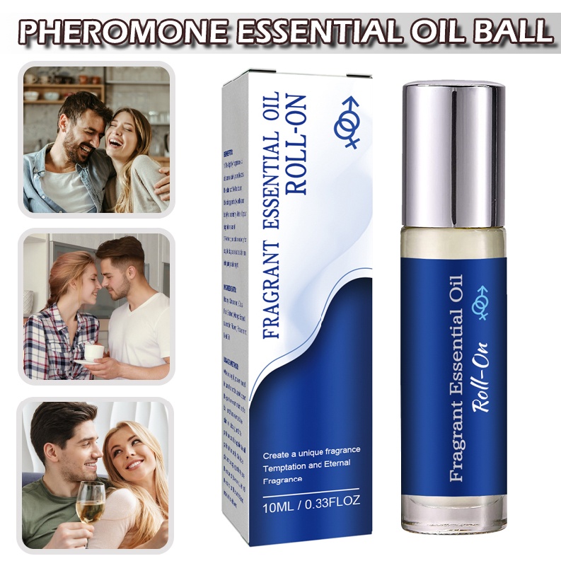 Roll-On Pheromone Infused Essential Oil Perfume Cologne Unisex For Men and Women
