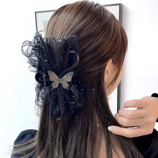 Kẹp Tóc Nơ Đính Đá Thời Trang Cho Nữ