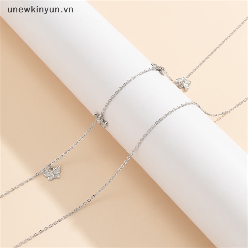 Dây Xích Đeo Hông Hai Mặt Hình Bướm Thời Trang Đi Biển Quyến Rũ Cho Nữ