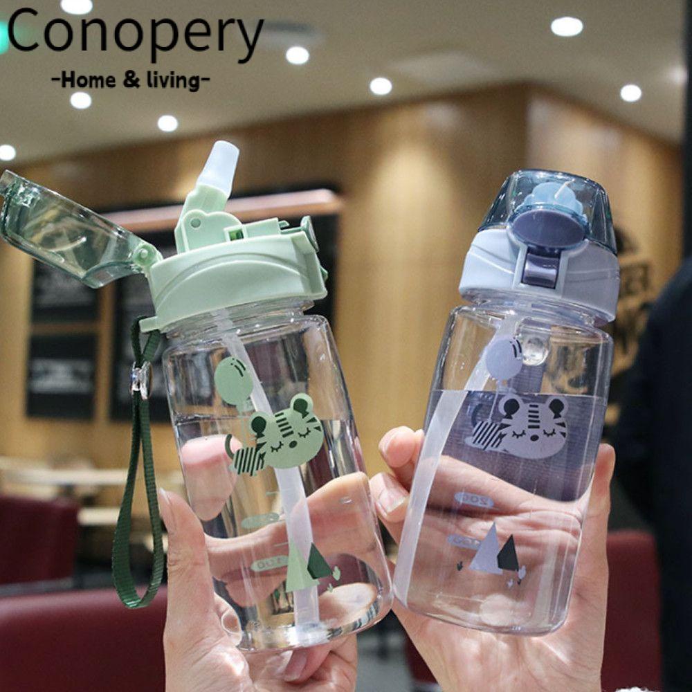 Conopery Bình Nước 550ML Họa Tiết Hoạt Hình Dễ Thương Cho Bé
